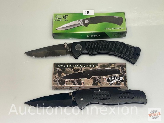 Knives - 2 Frost Cutlery, Park Ranger II and Delta Ranger
