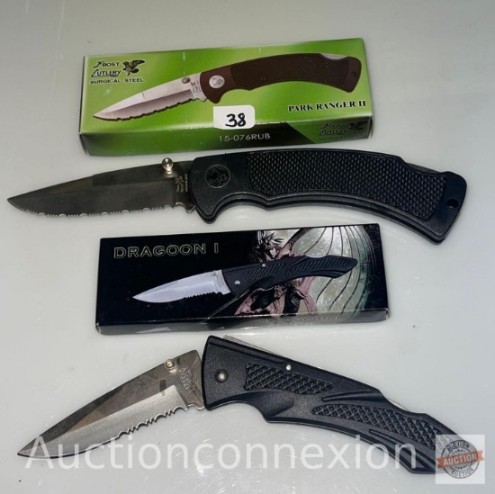 Knives - 2 Frost Cutlery, Park Ranger II and Dragoon I