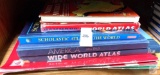 Books - 5 World and 2 lg Atlases