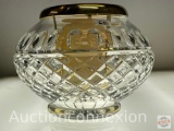 Large Crystal bowl/candle lamp