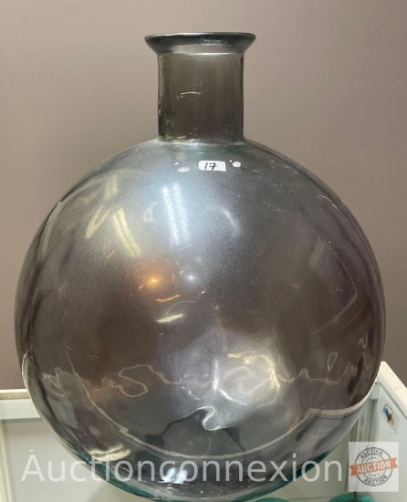 Glass Vase - Very large round glass vase