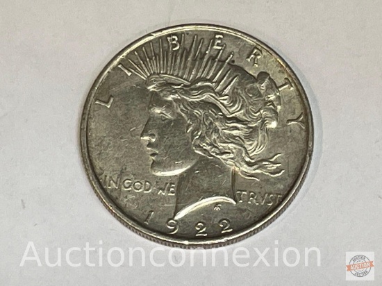 Peace Silver Dollar - 1922 Liberty Head Dollar