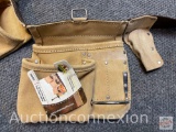 Tool Pouch - Chalimex suede leather 11 pocket work apron