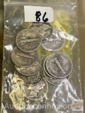 Coins - 10 Mercury dimes