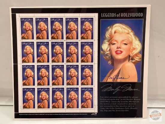 Stamps - Marilyn Monroe, Legends of Hollywood, Open Edition Stamp Sheet