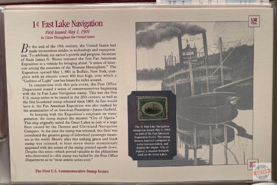 Stamps - The First Commemorative Stamp Issues, 1-cent Fast Lake Navigation