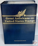 Stamps - Collection, Great Americans on United States Stamps with 22kt gold replicas