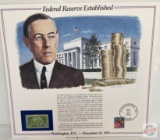 Stamps - Collector panel, Federal Reserve Established
