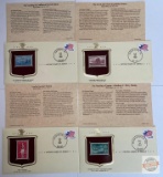 Stamps - Extra shipment of 4 Historic Stamps of America