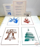 Stamps - Liberty Series Art Prints, USPS 1986