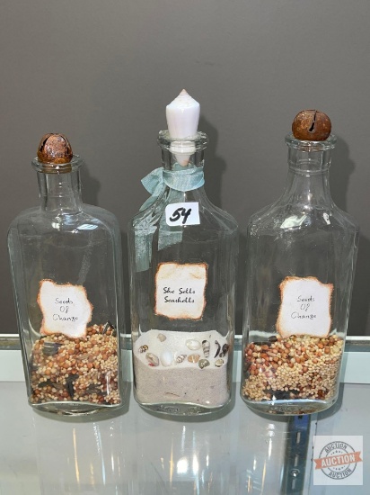 3 Decor Bottles