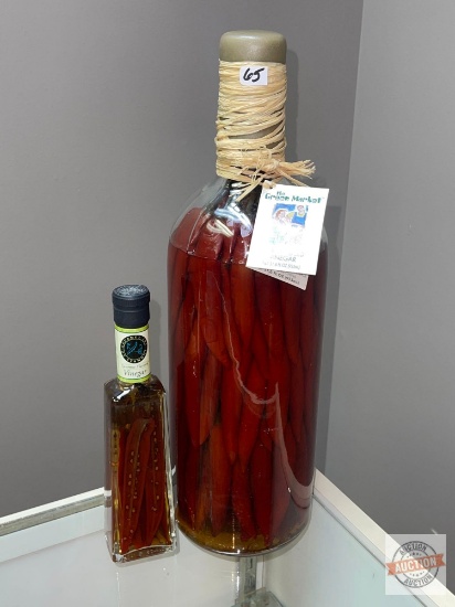 2 Infused Vinegar bottles