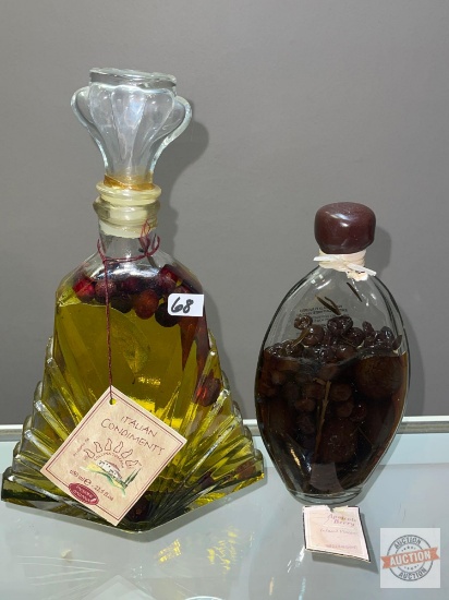 2 Infused Vinegar/Oil Bottles