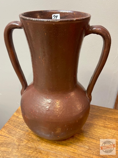 Vintage Pottery double handled Ewer
