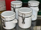 Canisters - 4 white
