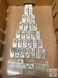 Dominoes - Marble dominoes, 29 ct