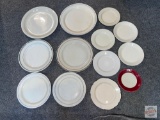Plates - 13 Restaurant ware plates