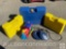 Toys - K'nex, 3 cases with contents etc.