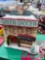 Christmas - 4 Ceramic Holiday Houses, orig. boxes