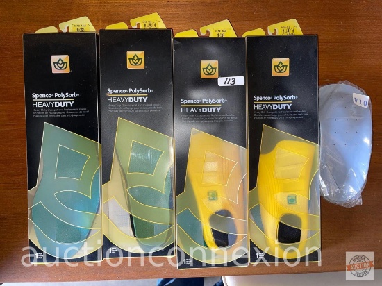Insoles - 4 pair Spenco Polysorb Heavy Duty Occupational Replacement Insoles
