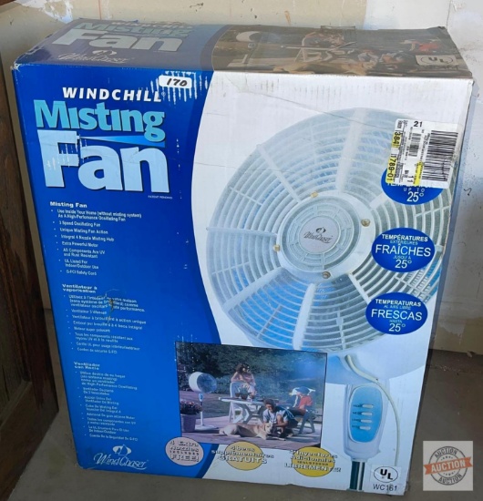 Fan - Windchaser, Wind Chill Misting Fan, orig. box
