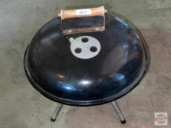 Grill - small charcoal grill 17"h