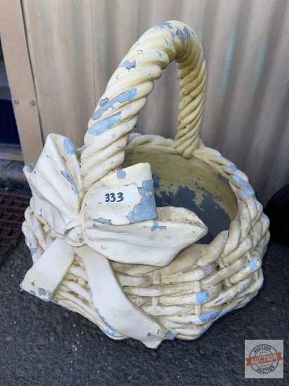 Gardening - Garden cement planter Basket