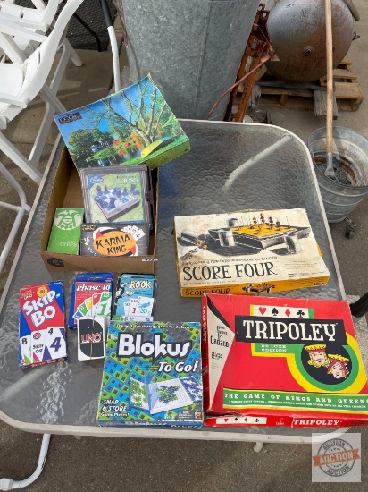 Games - Games and puzzles, Skip-Bo, Phase 10, Solitaire chess, Tripoley, Blokus, Score Four