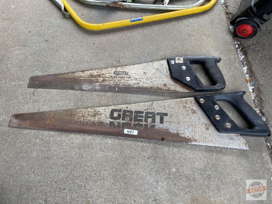 Tools - 2 hand saws