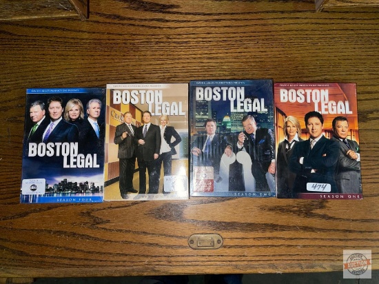 Boston Legal DVD's Season 1 thru 4, unopened