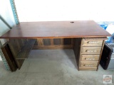 Furniture - Desk, large with 3 drawer, 1 pull out