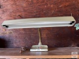 Lamp - Marks Deluxe Office desk lamp, vintage portable florescent