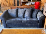 Furniture - Blue Sofa Hide-a-bed