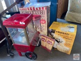 Kitchen - Old Fashion Popcorn Maker with orig. box and Presto electric Hot Air popper in orig. box