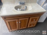 Furniture - Vanity Cabinet w/counter top and faucet