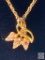 Jewelry - Necklace and pendant, 1/20th 14k gold filled