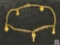 Jewelry - Bracelet, 14k Italy, 6 charms .585 4.8g