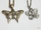 Jewelry - 2 Necklaces with 2 Butterfly pendants