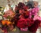 Decor - Artificial floral arrangements, roses, heart etc.