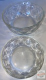 Glassware - 2 nesting serving bowls