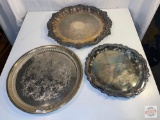 Metal ware - 3 trays