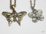 Jewelry - 2 Necklaces with 2 Butterfly pendants