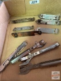 10 Vintage Can/Bottle openers, Advertising