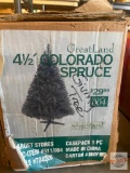 Decor - Christmas - 4 1/2 ft. Greatland Colorado Spruce Tree