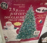 Decor - Christmas - General Electric Pre-lit 7.5' Douglas Fir Tree