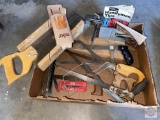 Tools - Hand saw, hack saw, miter box etc.