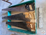 Tools - 3 vintage hand saws
