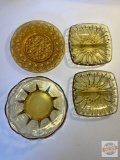 Glassware - 4 amber