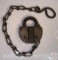 Padlock - Vintage Adlake Padlock with chain