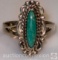 Jewelry - Ring, Sterling with turquoise stone